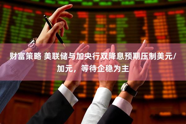 财富策略 美联储与加央行双降息预期压制美元/加元，等待企稳为主
